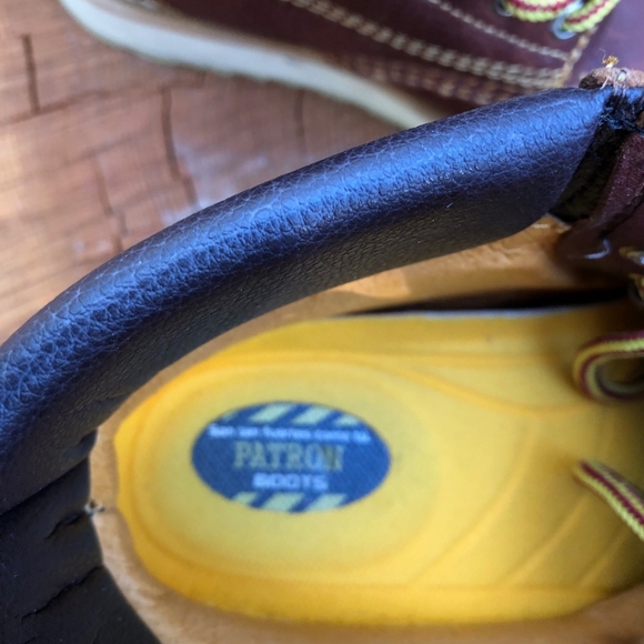 Patron 713 Work Boots Size 8 US. Color Brown. Like New. - Picture 8 of 9